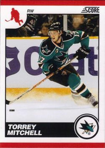 #403 Torrey Mitchell - San Josearks - 2010-11 Score Hockey