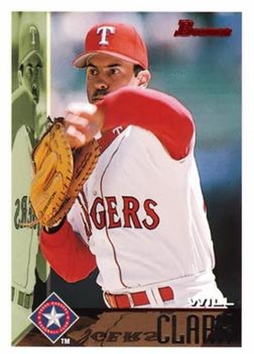 #403 Will Clark - Texas Rangers - 1995 Bowman Baseball