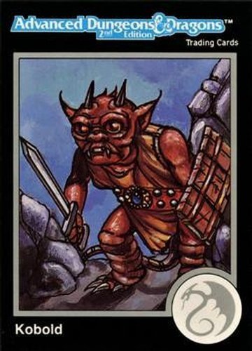 #403 Kobold - 1991 TSR Advanced Dungeons & Dragons - Silver