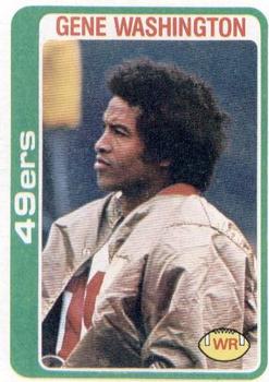 #403 Gene Washington - San Francisco 49ers - 1978 Topps Football