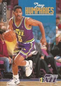 #403 Jay Humphries - Utah Jazz - 1992-93 SkyBox Basketball