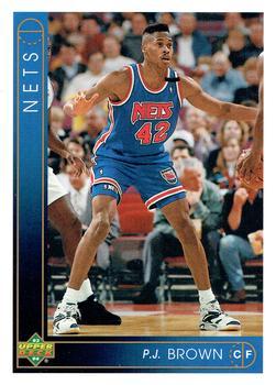 #403 P.J. Brown - New Jersey Nets - 1993-94 Upper Deck Basketball