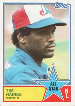 #403 Tim Raines - Montreal Expos - 1983 Topps Baseball