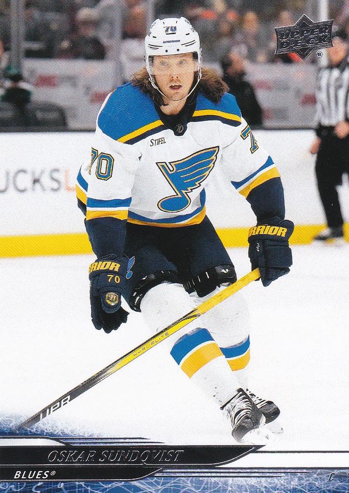 #403 Oskar Sundqvist - St. Louis Blues - 2024-25 Upper Deck Hockey