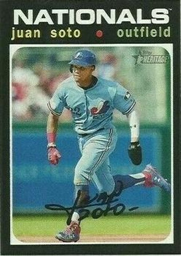 #403f Juan Soto - Washington Nationals - 2020 Topps Heritage Baseball