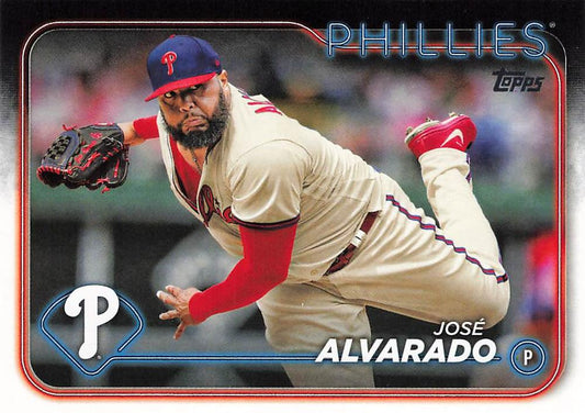 #356 José Alvarado - Philadelphia Phillies - 2024 Topps Baseball