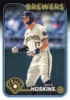 #357 Rhys Hoskins - Milwaukee Brewers - 2024 Topps Baseball