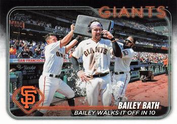 #358 Bailey Bath (Patrick Bailey) - San Francisco Giants - 2024 Topps Baseball