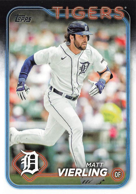 #375 Matt Vierling - Detroit Tigers - 2024 Topps Baseball