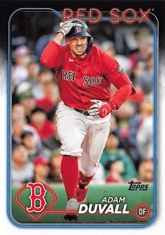 #376 Adam Duvall - Boston Red Sox - 2024 Topps Baseball