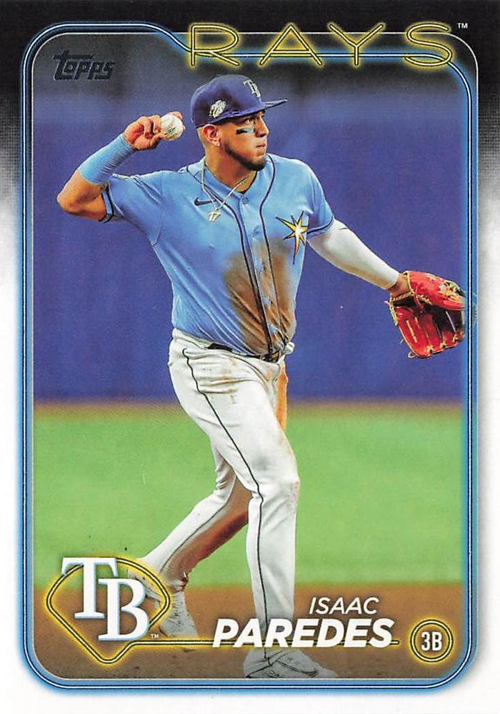 #392 Isaac Paredes - Tampa Bay Rays - 2024 Topps Baseball