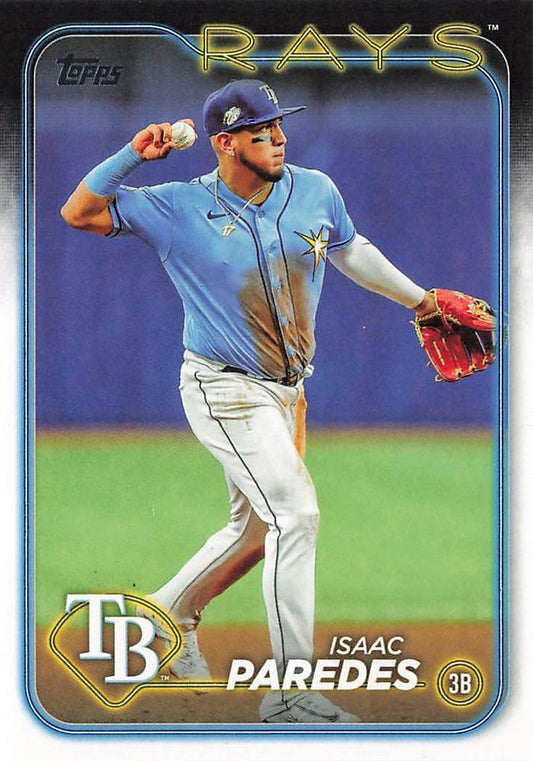 #392 Isaac Paredes - Tampa Bay Rays - 2024 Topps Baseball