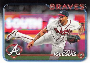 #396 Raisel Iglesias - Atlanta Braves - 2024 Topps Baseball