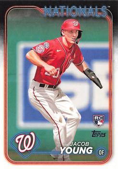 #397 Jacob Young - Washington Nationals - 2024 Topps Baseball