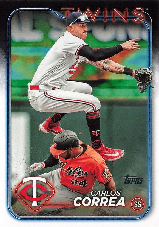 #400 Carlos Correa - Minnesota Twins - 2024 Topps Baseball