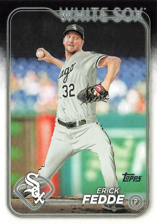 #405 Erick Fedde - Chicago White Sox - 2024 Topps Baseball