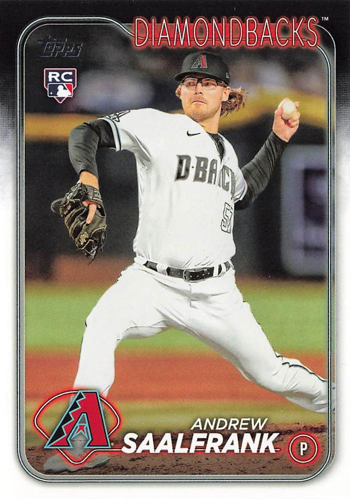 #406 Andrew Saalfrank - Arizona Diamondbacks - 2024 Topps Baseball