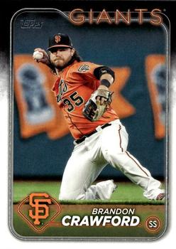#416 Brandon Crawford - San Francisco Giants - 2024 Topps Baseball