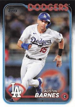 #422 Austin Barnes - Los Angeles Dodgers - 2024 Topps Baseball