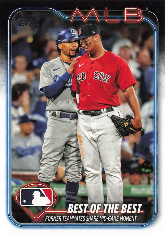 #424 Best Of The Best (Mookie Betts / Rafael Devers) - Los Angeles Dodgers / Boston Red Sox - 2024 Topps Baseball