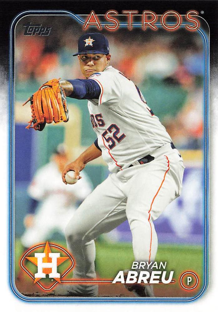 #438 Bryan Abreu - Houston Astros - 2024 Topps Baseball