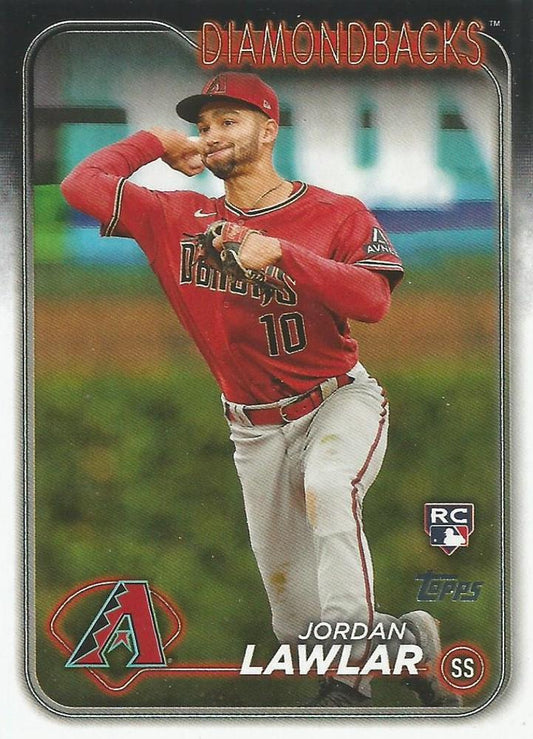 #451 Jordan Lawlar - Arizona Diamondbacks - 2024 Topps Baseball
