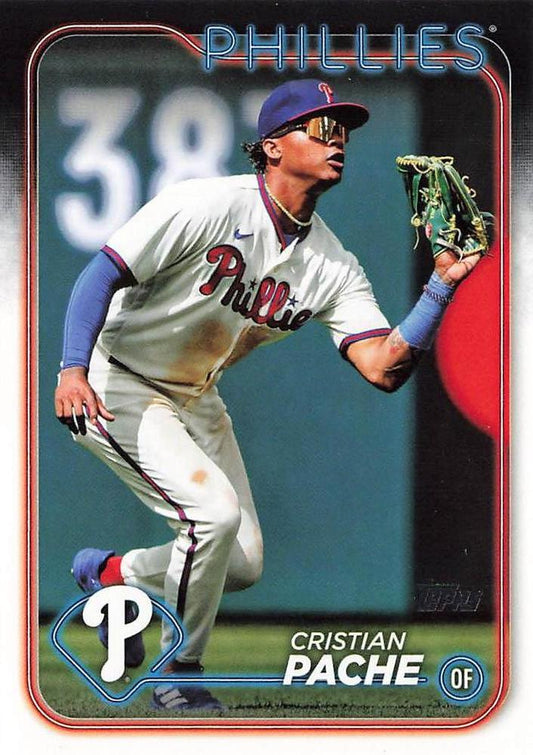 #456 Cristian Pache - Philadelphia Phillies - 2024 Topps Baseball