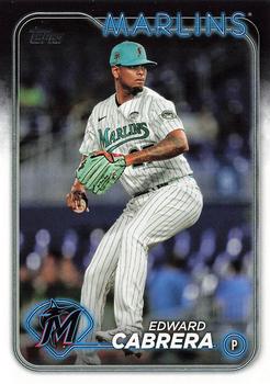 #465 Edward Cabrera - Miami Marlins - 2024 Topps Baseball