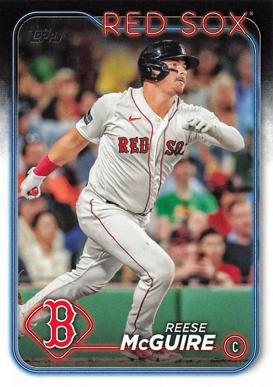 #474 Reese McGuire - Boston Red Sox - 2024 Topps Baseball