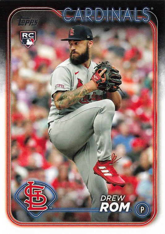 #476 Drew Rom - St. Louis Cardinals - 2024 Topps Baseball