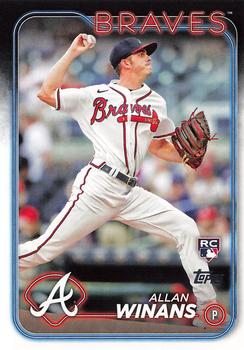 #494 Allan Winans - Atlanta Braves - 2024 Topps Baseball