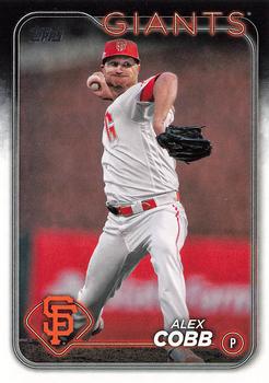 #497 Alex Cobb - San Francisco Giants - 2024 Topps Baseball