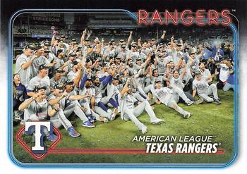 #498 Texas Rangers - Texas Rangers - 2024 Topps Baseball