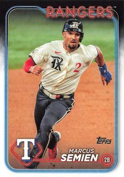 #499 Marcus Semien - Texas Rangers - 2024 Topps Baseball