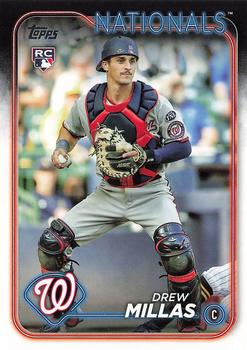 #530 Drew Millas - Washington Nationals - 2024 Topps Baseball