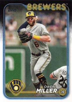 #537 Owen Miller - Milwaukee Brewers - 2024 Topps Baseball