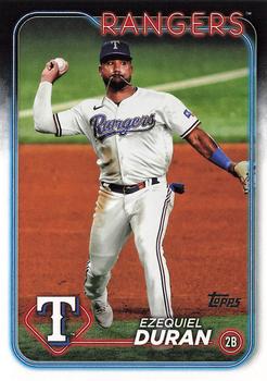 #555 Ezequiel Duran - Texas Rangers - 2024 Topps Baseball