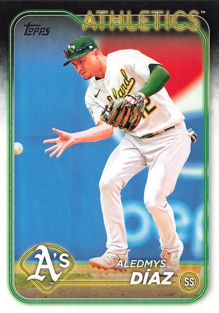 #586 Aledmys Díaz - Oakland Athletics - 2024 Topps Baseball