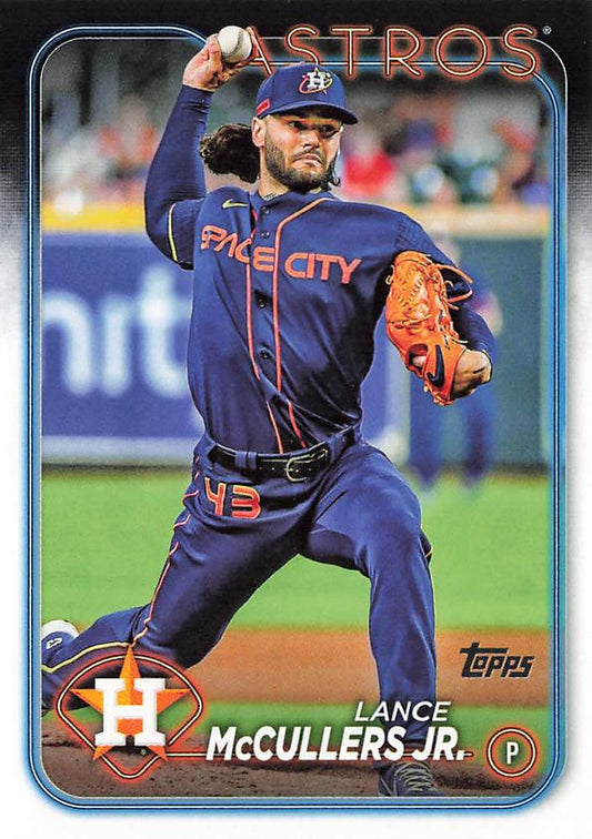 #588 Lance McCullers Jr. - Houston Astros - 2024 Topps Baseball