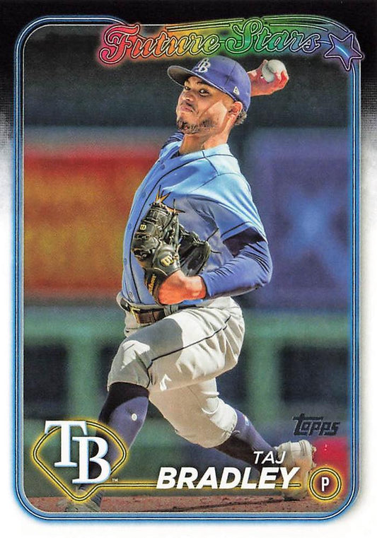 #589 Taj Bradley - Tampa Bay Rays - 2024 Topps Baseball