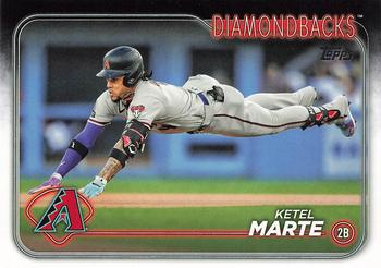 #597 Ketel Marte - Arizona Diamondbacks - 2024 Topps Baseball
