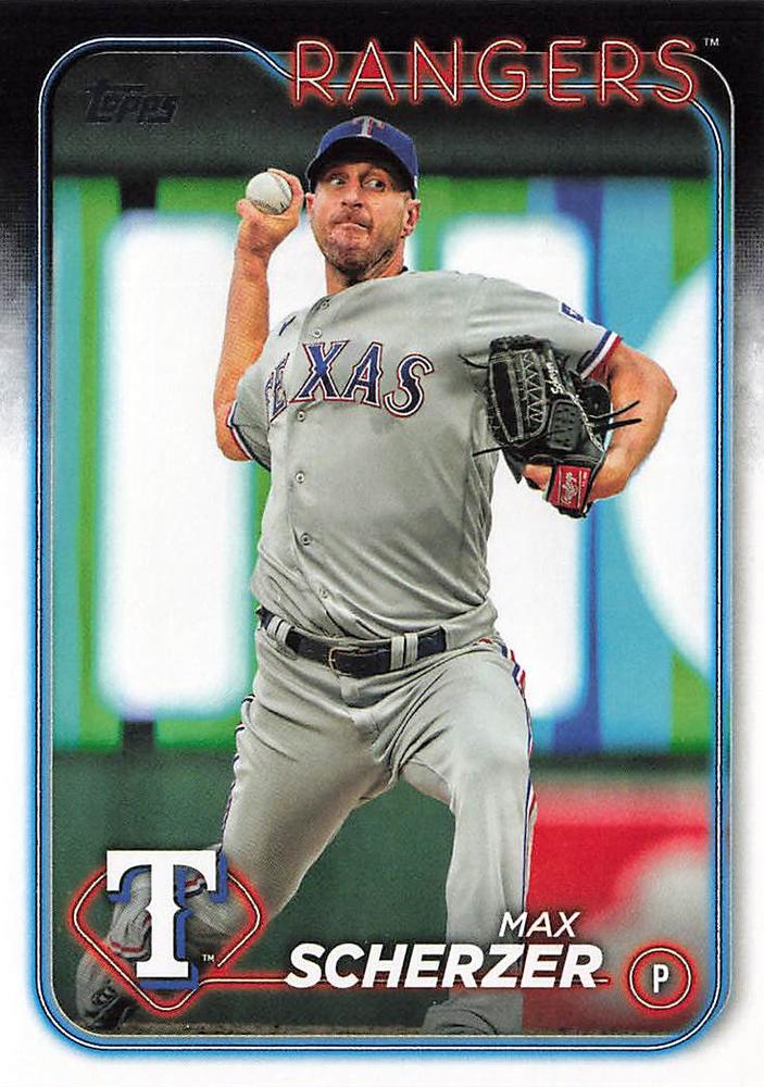 #600 Max Scherzer - Texas Rangers - 2024 Topps Baseball