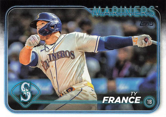 #611 Ty France - Seattle Mariners - 2024 Topps Baseball