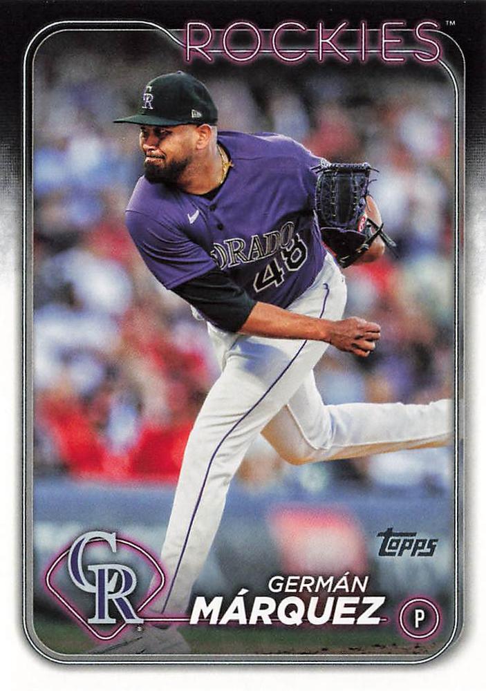 #618 Germán Márquez - Colorado Rockies - 2024 Topps Baseball