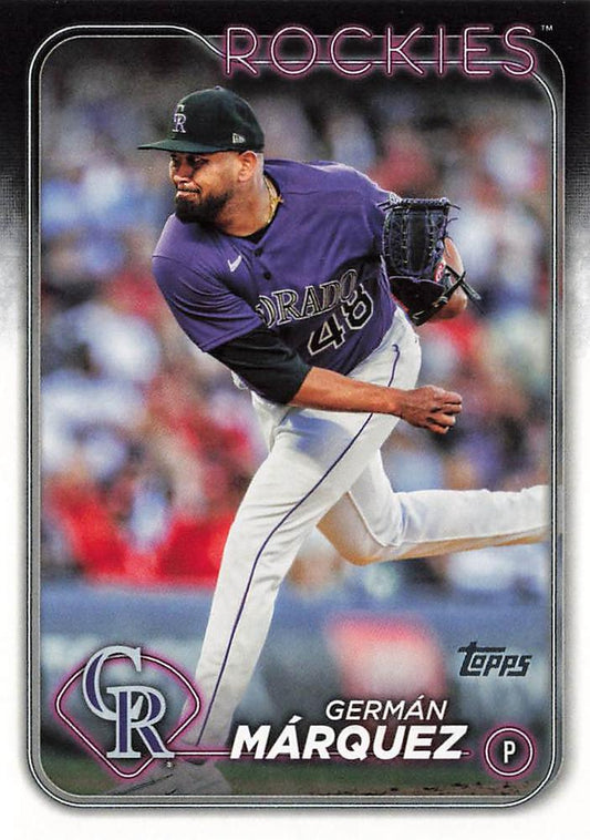 #618 Germán Márquez - Colorado Rockies - 2024 Topps Baseball