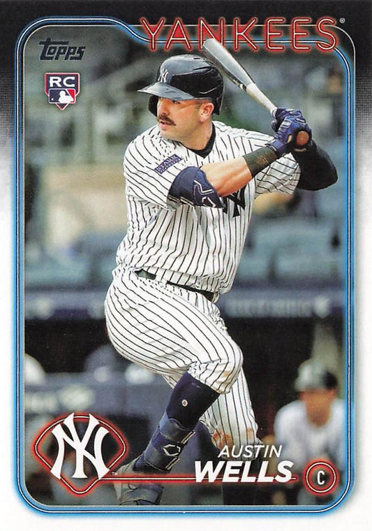 #624 Austin Wells - New York Yankees - 2024 Topps Baseball