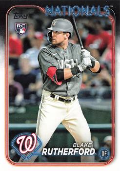 #637 Blake Rutherford - Washington Nationals - 2024 Topps Baseball