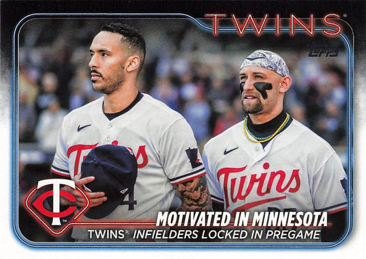 #653 Motivated In Minnesota (Carlos Correa / Royce Lewis) - Minnesota Twins - 2024 Topps Baseball