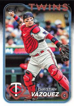 #654 Christian Vázquez - Minnesota Twins - 2024 Topps Baseball