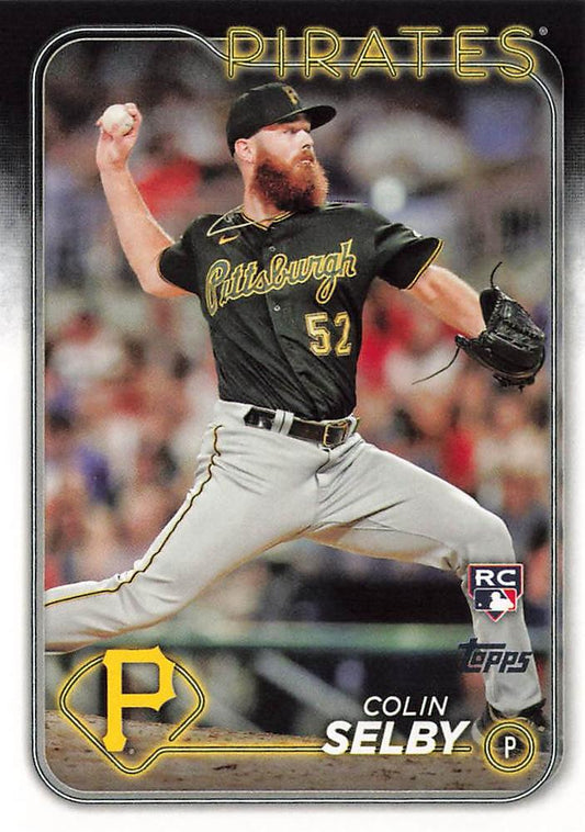 #668 Colin Selby - Pittsburgh Pirates - 2024 Topps Baseball